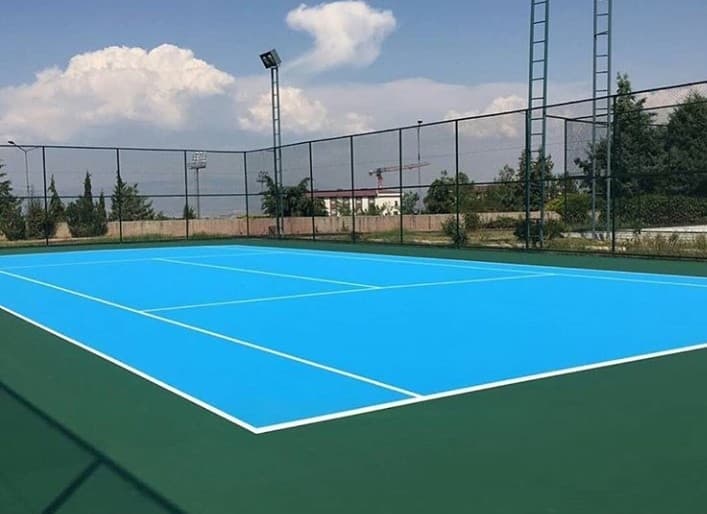 Tenis sahası - önce